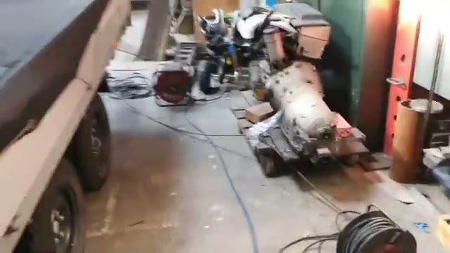 Motorsteun op de bank